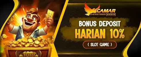 Bonus Deposit Harian Extra 10% promotion banner